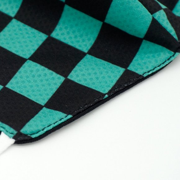 Tanjiro Mask Green Black Reusable Face Mask - Picture 2 of 6